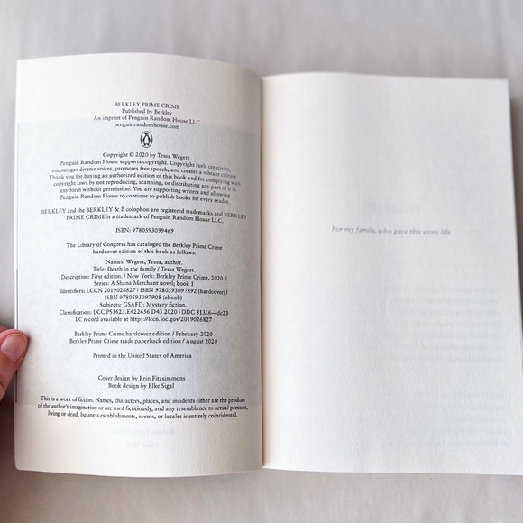 Death in the Family by Tessa Wegert Paperback Book - Picture 4 of 4